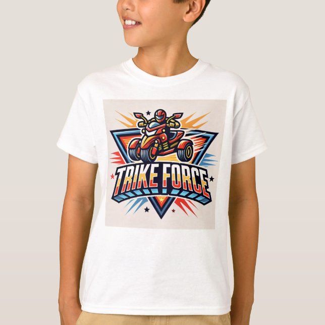 Camiseta de Trike Force para niños (Anverso)