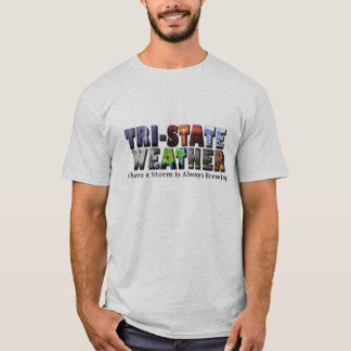 Camiseta de triple estado del logotipo