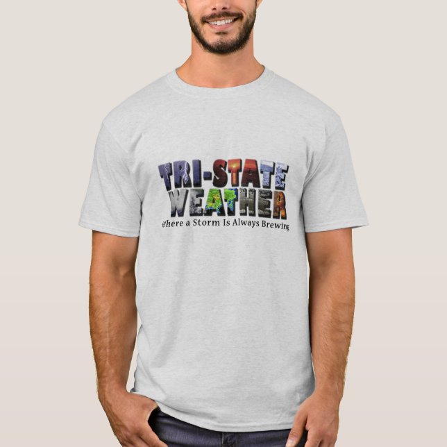 Camiseta de triple estado del logotipo (Anverso)