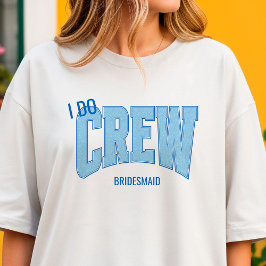Camiseta de tripulación de bachillerato Navy + Blu