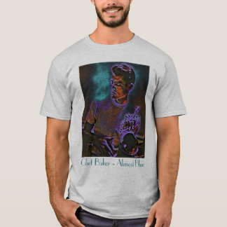 Camiseta de trompeta azul Chet Baker