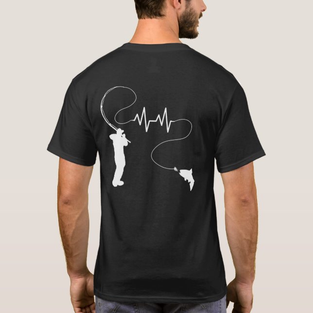 Camiseta de trucha de pesca de altura (Reverso)