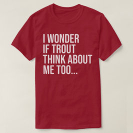Camiseta de trucha divertida para hombres, mujeres