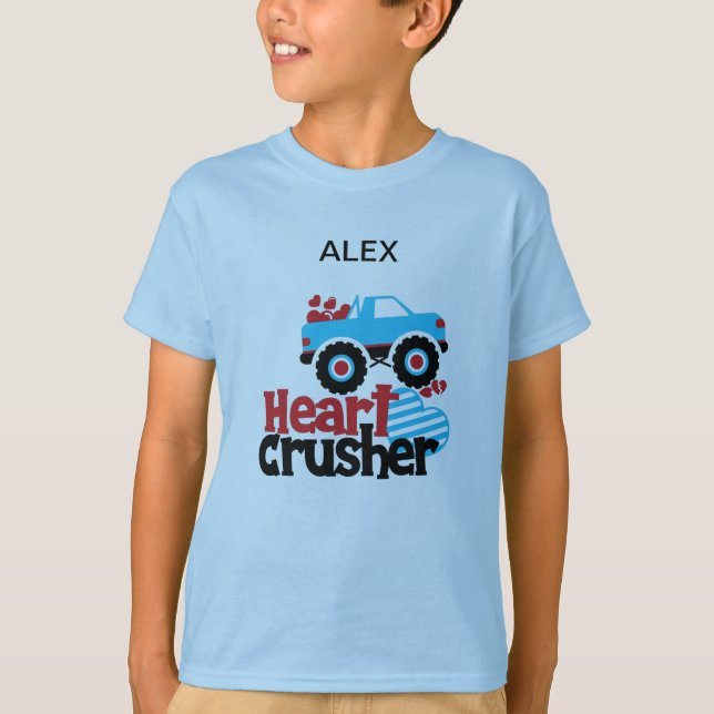 CAMISETA DE "TRUCK HEART CRUSHER" (Anverso)