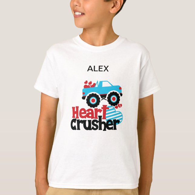 CAMISETA DE "TRUCK HEART CRUSHER" (Anverso)
