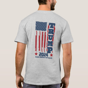 Camiseta de Trump 2024 "Haz que los liberales llor