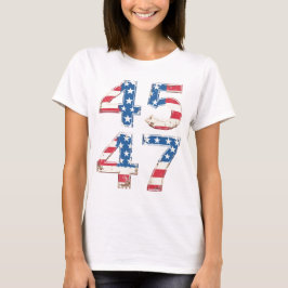 camiseta de Trump 45 47