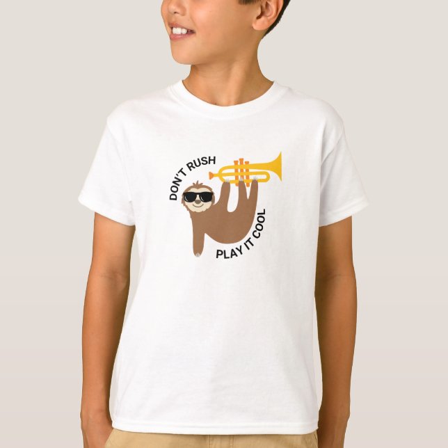 Camiseta de Trumpet divertida para niños (Anverso)