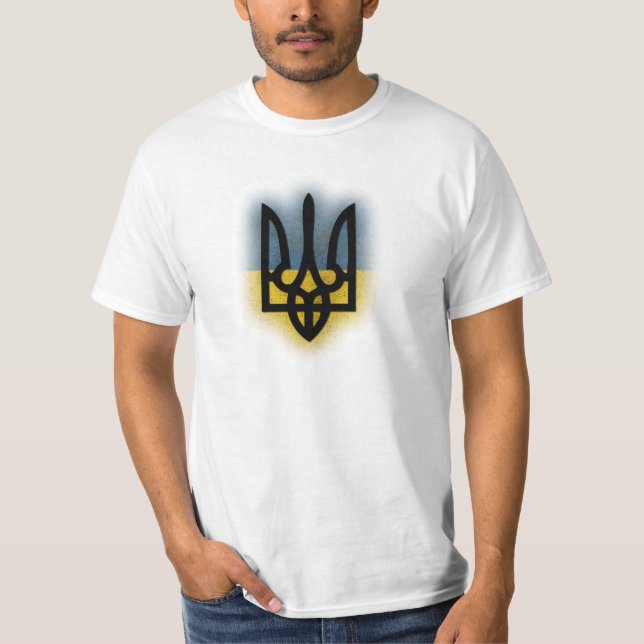 Camiseta de Tryzub de Ucrania (Anverso)