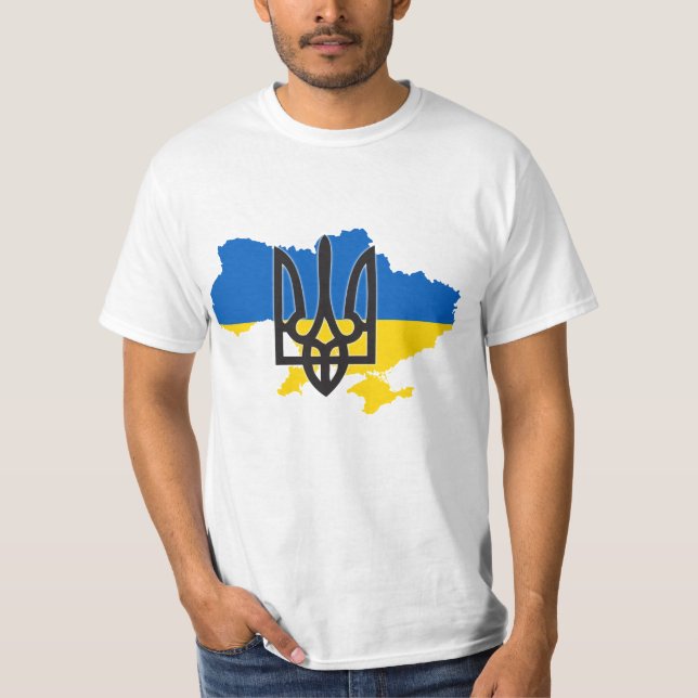 Camiseta de Tryzub de Ucrania (Anverso)