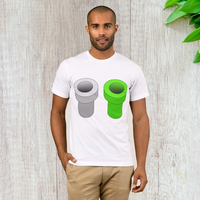 Camiseta De Tubos Isometric Mens (Subido por el creador)