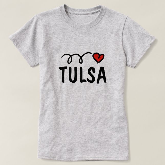 Camiseta de Tulsa para mujeres (Diseño del anverso)