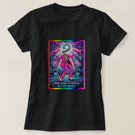 Camiseta De tumba a ritmo, Tiene movimientos.