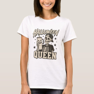 Camiseta de Tumbler de Esqueleto de la Reina de Ha