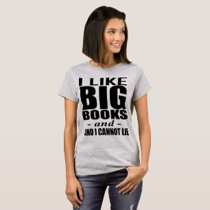 Camiseta de Tumblr me gustan los grandes libros y