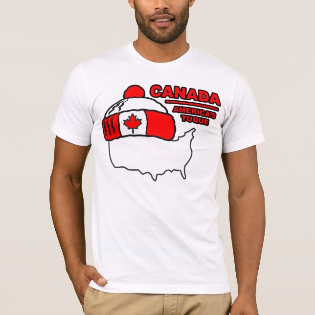 Camiseta de Tuque de Canadá - de América (Anverso)