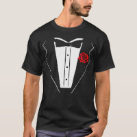 Camiseta de Tuxedo - Camisa Oscura