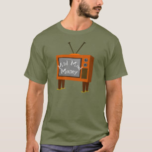 Camiseta de TV de consola retro de los oídos del c