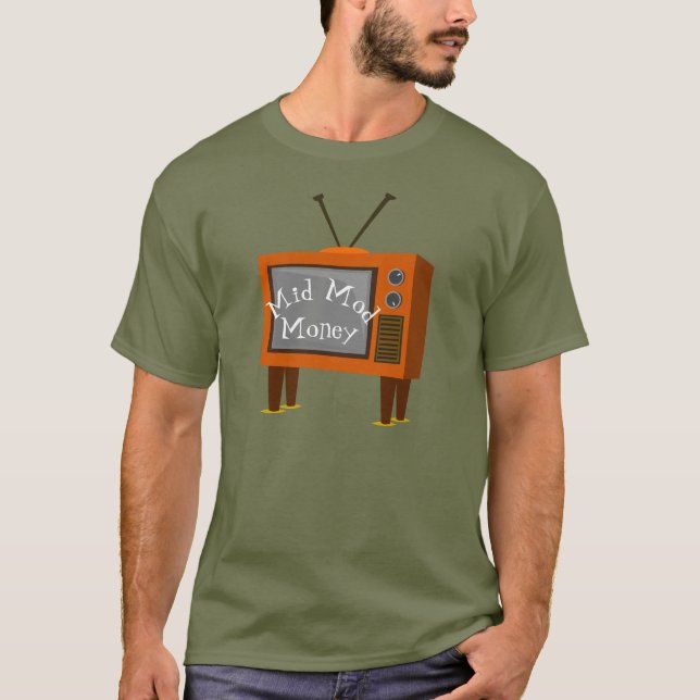 Camiseta de TV de consola retro de los oídos del c (Anverso)