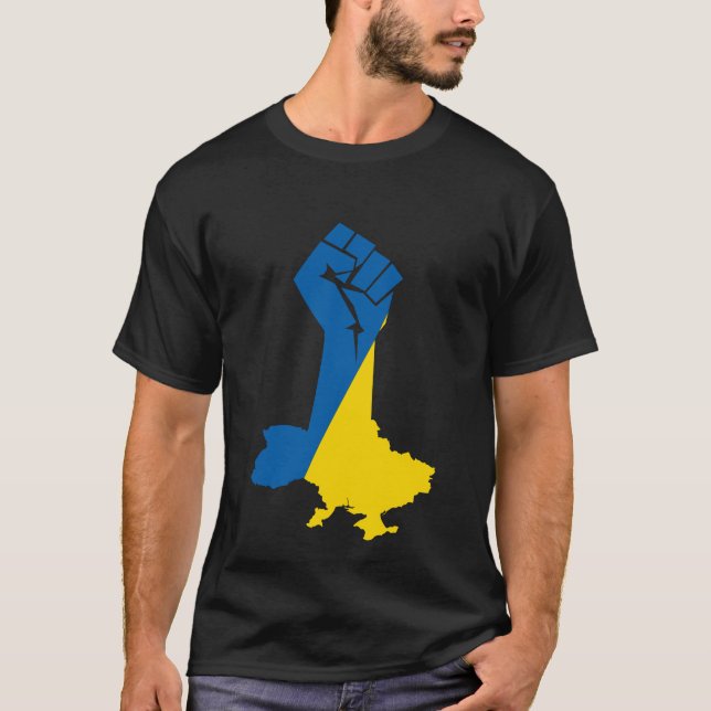 Camiseta de Ucrania de la solidaridad (Anverso)