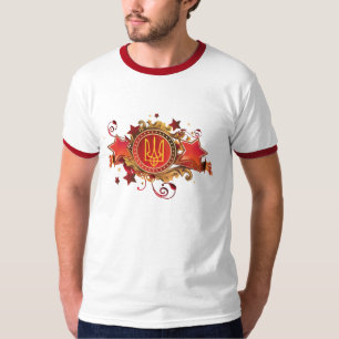 Camiseta de Ucrania. Emblema diseñado