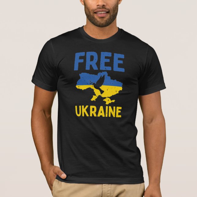 Camiseta de Ucrania libre (Anverso)