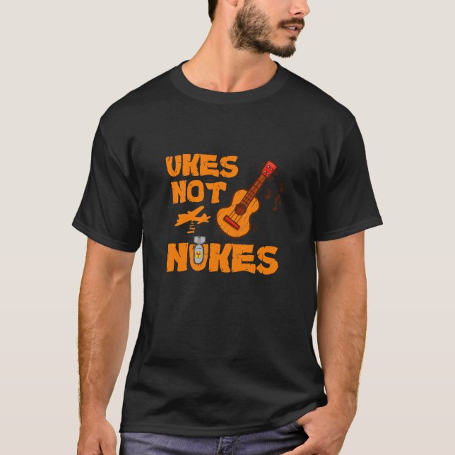 Camiseta de Ukes No Nukes (Anverso)