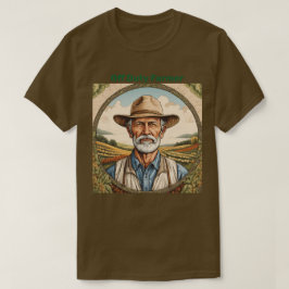 Camiseta de un agricultor fuera de servicio