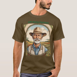 Camiseta de un agricultor fuera de servicio