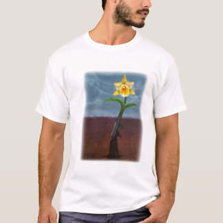 Camiseta de un arma a una flor