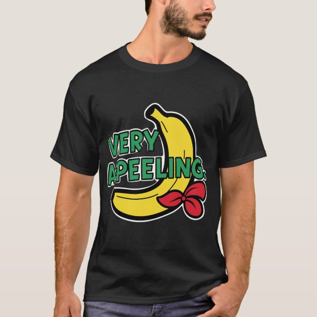 Camiseta de un banano de un pozo "muy descascarill (Anverso)