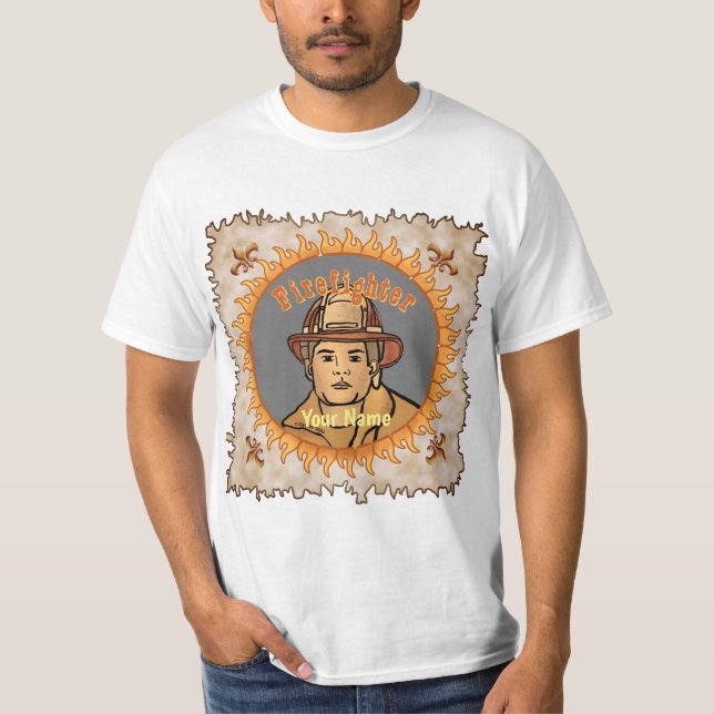 Camiseta de un bombero (Anverso)