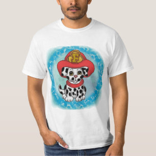 Camiseta de un bombero de perros copiosos