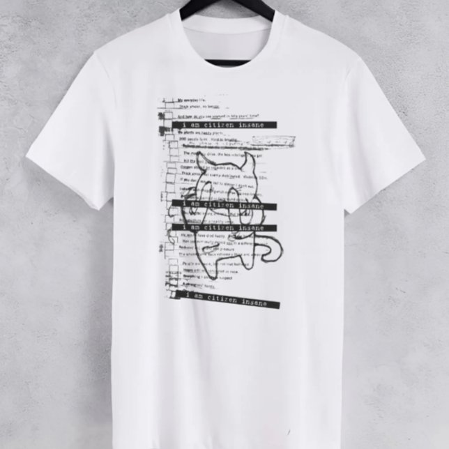 Camiseta de un ciudadano demente de Radiohead Unis (Subido por el creador)