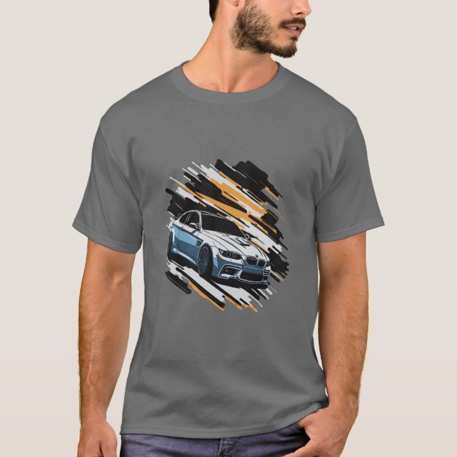 Camiseta de un coche deportivo alemán (Anverso)