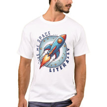 Camiseta de un cohete - Dame espacio literalmente