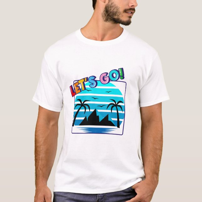Camiseta de un día de playa de verano (Anverso)