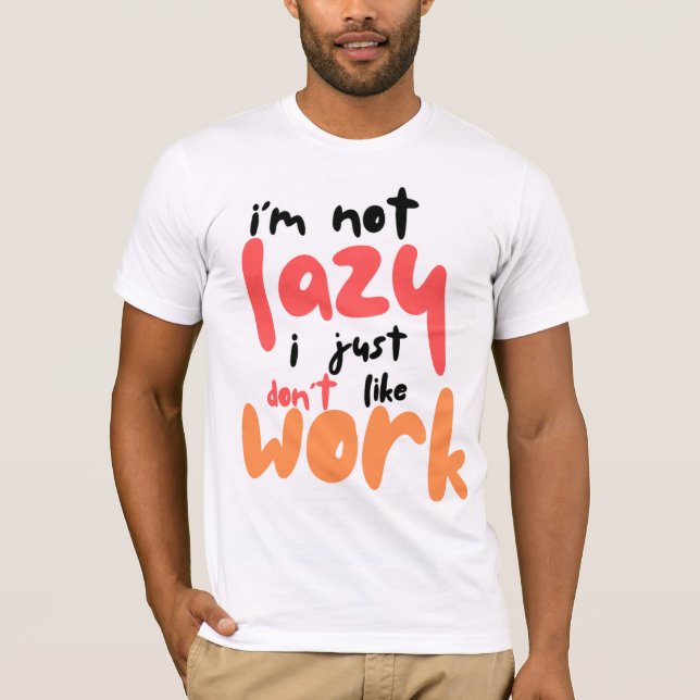 Camiseta de un día flojo (Anverso)