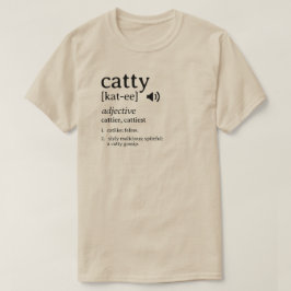 Camiseta de un diccionario de definición de conten