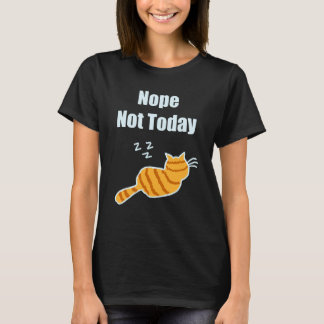 Camiseta de un gato durmiendo