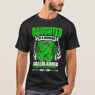 Camiseta De un guerrero - cáncer de conducto biliar cáncer