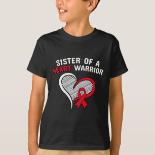 Camiseta De Un Guerrero Del Corazón Enfermedad Del Niño Con
