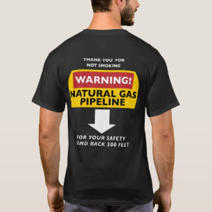 Camiseta de un hombre de gas natural de 500 pies