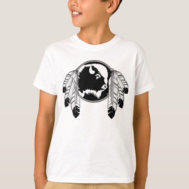 Camiseta de un niño de arte nativo Camisetas de vi (Anverso)