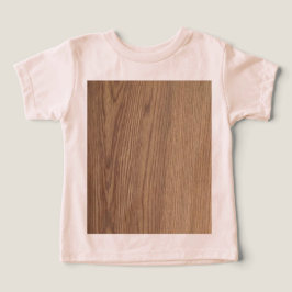 Camiseta de un niño pequeño con grano de madera