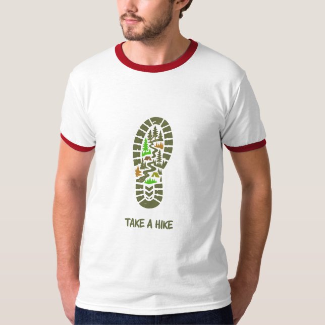 Camiseta Dé Un Paseo - Para Todos Los Amantes Del Senderism (Anverso)