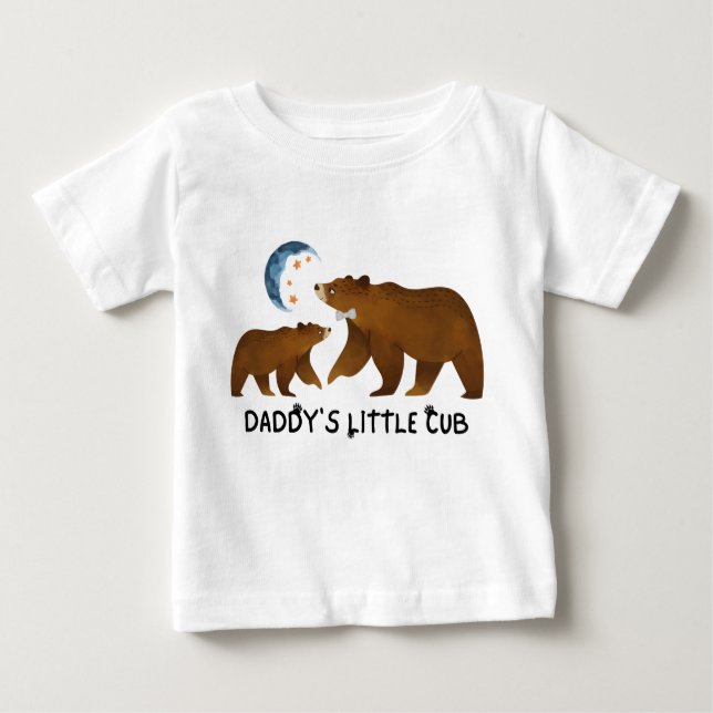 Camiseta de un pequeño bebé de papá (Anverso)