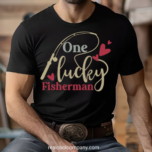 Camiseta de un pescador afortunado – Camiseta dive