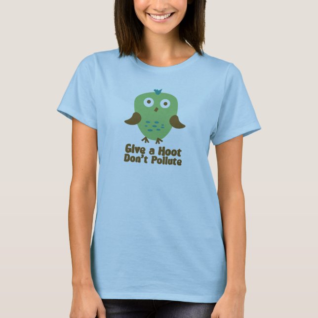 Camiseta Dé un pitido no contaminan (Anverso)