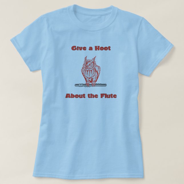 Camiseta Dé un pitido sobre la flauta (#3) (Diseño del anverso)